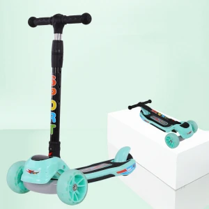 factory price Wholesale 3 wheel Kids Scooter best price children Foldable Scooter Mini Scooter for Kids with light music