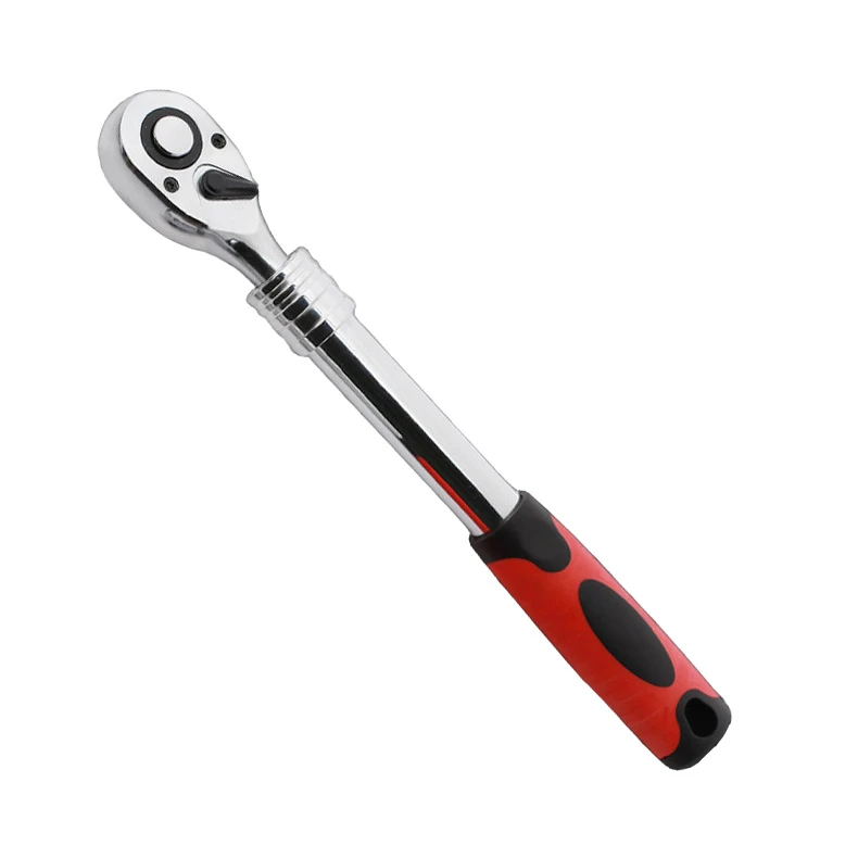 Factory Sale 1/4" 72T Extendable Quick Release Ratchet Adjustable Socket Ratchet Wrench