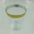 Import Factory sell Gold Rim  dinnerware set plastic Disposable tableware for wedding from China