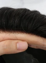 Factory sell human hair toupee for men french men toupee