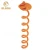 Import Factory supply orange color black Outdoor Folding Ring Spiral Ground screw Anchor from China