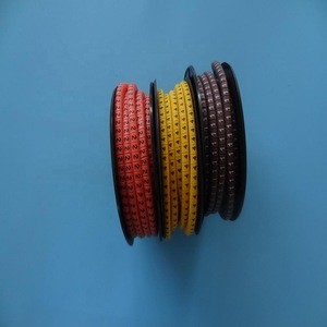 Factory Supply PVC Yellow Cable Marker for wire clearing EC-1