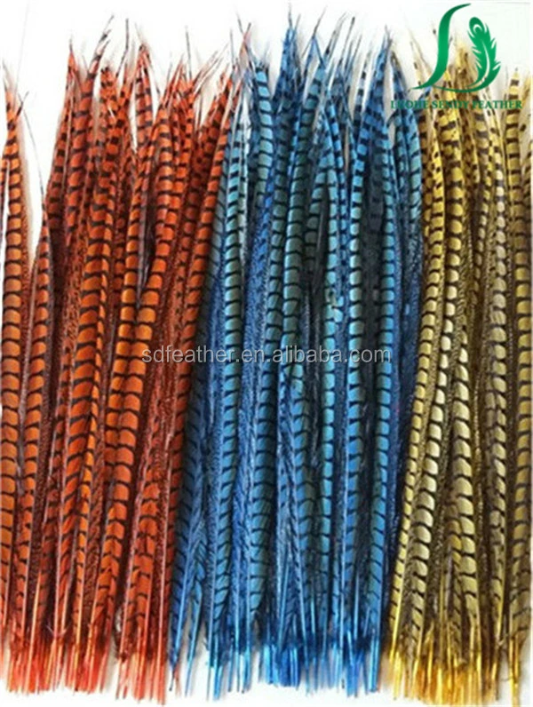factory wholesale pheasant feather dyed lady amherst feather for decoration