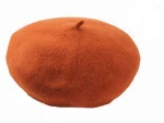 Fashion beautiful  mini orange paper fedora hat for women
