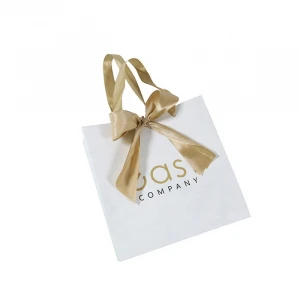 Fashion Elegant Luxury Shopping Custom Logo Design Printing Jewelry Gift Packaging Paper Bags