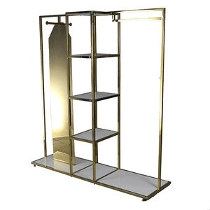 Fashion Retail Shop Fitting Clothing Store Fixtures Metal Display Rack