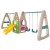 Import Fashionable playground equipment kids indoor slide and swing set from China