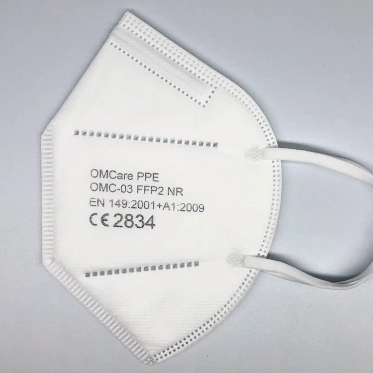 FFP2 CE Certified wholesale NB2834 Breathable filtering particulate face mask respirators