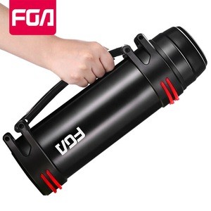 FGA 2200ml portable stainless steel vacuum insulated thermol kettle camping hot water pot