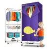Folding portable laundry dryer electric for baby automatic clothes dryer stand rack