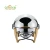 Import Food Warmers round shape stainless steel buffet chafing dish from China