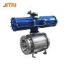 Forged Steel Stainless Steel Scotch Yoke Pneumatic Actuated Ball Valve