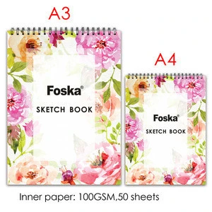 Foska High Quality Customized Hardcover Paper Sketch book