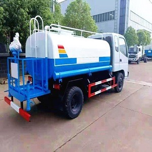 Foton water trucks manufacturer supply 5000L watering tanker sprinkler truck