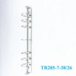 free sample accessories metal 7 ring mechanism&file clip with trigger open