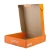Import Free Sample Custom Logo Orange Color Clothing Corrugated Mail Shipping Box from China