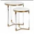 Import French furniture brass metal base coffee table with Glass top or acrylic top from China