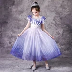 Frozen Elsa Anna Movie 2 Dresses Cosplay Dress Up Halloween Costumes