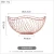 Import Fruit Basket Creative Geometry Countertop Iron Gold Plated Black Vegetable Mesh Metal Bowl Kitchen Storage Wire Fruit Basket from China