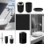 Full Cheap Hotel Luxury 6 Piece Plastic Toilet And Accessories Bathroom Set
