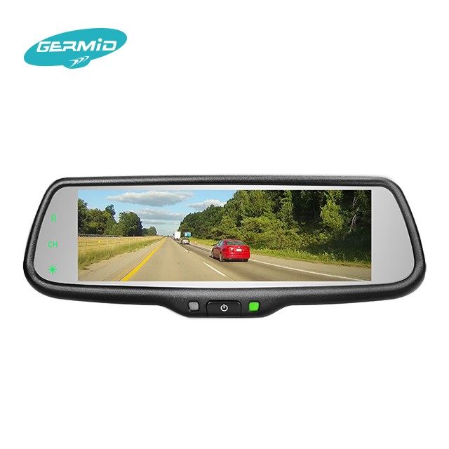 Full HD car 7.2 tft lcd smart glass 4 analog video inputs car monitor rearview mirror