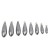 Import Fulljion 10g/20g/30g/40g/50g/60g/70g/80g/100g/ 150g water droplets lead weights fishing lead sinkers fishing accessories from China