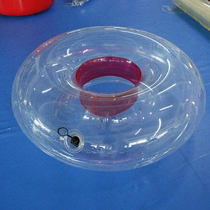 funny inflatable swimming ring clear float ring towable ring of factory sale