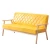 Import Furniture living room inflatable leather sofa with wood frame and legs from China