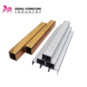 Furniture  metal U type  pneumatic nails upholstery staples 1013j