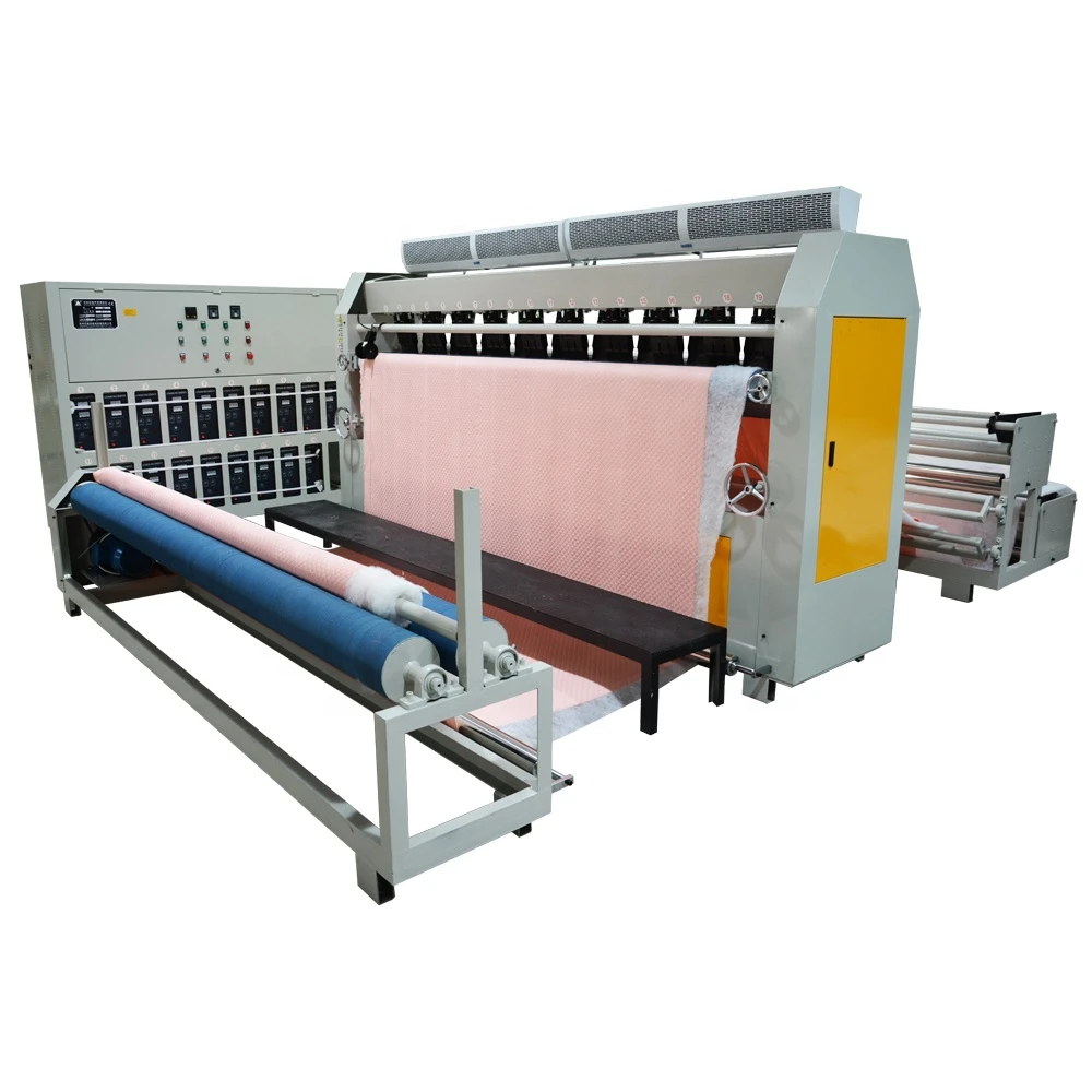 FUTAN Automatic Winding and Cutting Mattress Ultrasonic Quilting Machine with Cross Horn