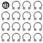 G23 Pure Titanium U-shaped Lip Ring Is Not Easy To Be Allergic To Horseshoe Ring Earrings Nose Ring Piercing Jewelry