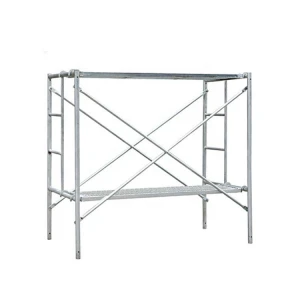 Galvanized Door Type Ladder Scaffolding Specifications Through Frame for Building
