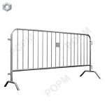 Galvanized Steel Road Fencing crowed control barrier