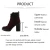 Genuine leather boots women shoes lace up warm women&#x27;s chunky heels boots womens boots ankle shoes heel