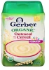 GERBER Cereal Organic Oatmeal 2(3x8oz)