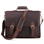 Get $600 Coupon Business Computer Briefcase Men's Leather Briefcase Bag Laptop Bags For Men