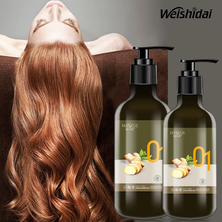 Ginger essential oil biotin shampoo hair loss shampoo 750ml organic shampoo supplier private label