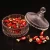 Import glass sugar bowl with lid from China