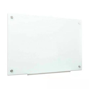 Glass Whiteboard, Magnetic Dry Erase White Board, 3&#39; x 2&#39;, Infinity, White Surface