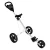 Import Golf trolley with 3wheels and big grip from China