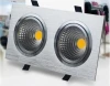 Good quality double heads 2x10W 20W Square dimmable led grille down light approved by CE RoHS