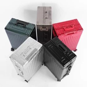 Good Quality Durable Suitcase Luggage With Aluminium Material Luggage Travel Bags