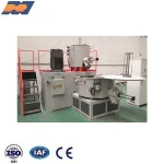 Good quality plastic granules mixer with air cooled water chiller
