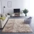 Import Good supplier grey polyester contemporary rectangle 3D shaggy area rug carpet from China