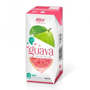 Good Taste Good Health Manufacturer From Vietnam 200ml Box Packing Fruit Juice - Guava Juice Drink
