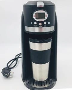Grinder Coffee maker with electronic control with backlight LCD display grinds whole beans or brew traditional ground coffee