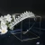 Import GS0165 New Stylish CZ Zirconia Zircon headpiece hair accessories Wedding Bridal beauty tiara crown from China