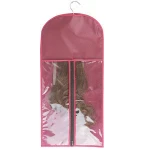 Hair Extension Holder Wig Hanger Storage Bags Wig Carrier with Wooden Hanger
