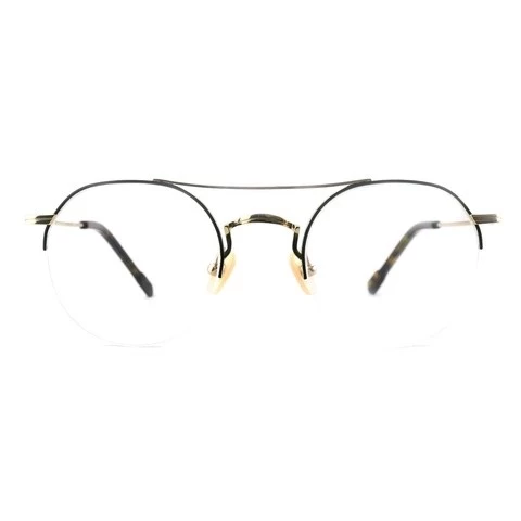 Half-frame design of new metal titanium acetate optical glasses frame