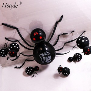 Halloween Decorations White Hanging Spider with Balloon for Halloween Party or Haunted House Decorations SET960